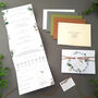 Eucalyptus Wreath Wedding Invitation Sample, thumbnail 3 of 8