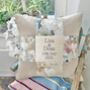 Natural Linen Commemorative Cushion, thumbnail 2 of 12