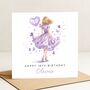 Personalised Lilac 18th Birthday Card For Her, thumbnail 2 of 8