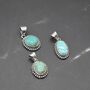 Turquoise Pendant: Sterling Silver, December Birthstone, thumbnail 6 of 7