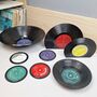 Vinyl Record Bookends Bowl Coasters Gift Pack | Bundle Set | Job Lot | Retro | Music Fan| Music Lover |, thumbnail 1 of 12