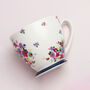 G Decor Gloria Floral Pastel Ceramic Tea Coffee Xl Cup, thumbnail 4 of 6