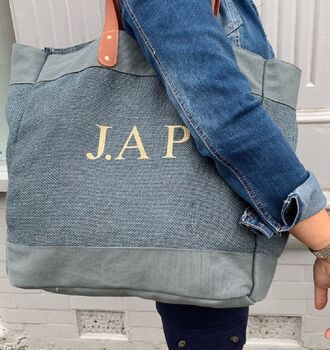 Jute Personalised Shopping Bag, 2 of 7