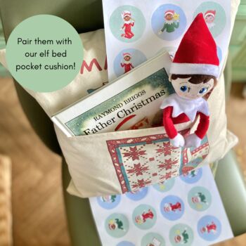 Elf Reading Challenge Advent Sticker Set, 4 of 6