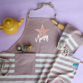 Personalised Apron, Tea Towels, Gift For Her, 7 of 12