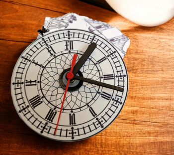 Big Ben CD Wall Clock. London Retro Gift Boxed Birthday, 5 of 5