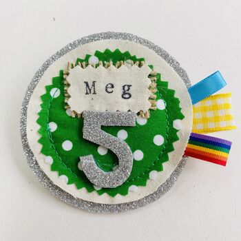 Personalised Birthday Badge Pin, 10 of 12
