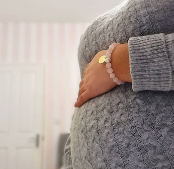Aska Rose Quartz Maternity Movement Bracelet, 10 of 12
