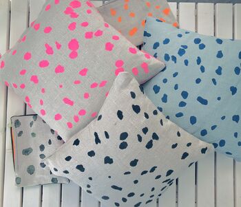 Sustainable Dalmatian Print Cushion, 6 of 6