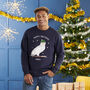 Personalised Cotton Owl Family Adult Christmas Jumper, thumbnail 2 of 5