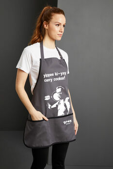 Yippe Ki Yay Curry Cooker! Die Hard Curry Fan Apron, 2 of 3