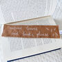 Autumn Leaves Embroidered Bookmark, thumbnail 3 of 4