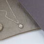 Silver Nugget Of Love Necklace, thumbnail 6 of 7