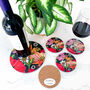 Summer Poppies Bottle Stand And Coaster Set, thumbnail 1 of 9