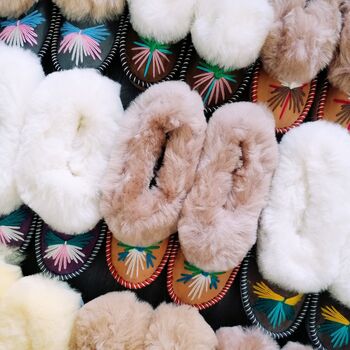 Lucky Dip Sheepskin Moccasins Slippers, 3 of 11