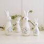 Meadow Flower Ceramic Rabbit Decoration, thumbnail 2 of 2
