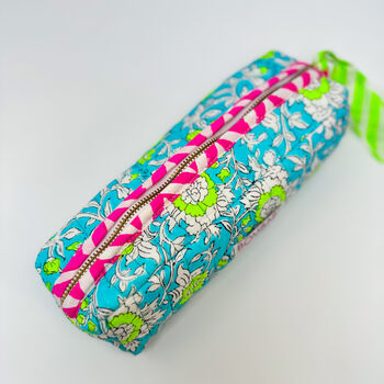 Handmade Quilted Pencil Case | Meadow, 2 of 4