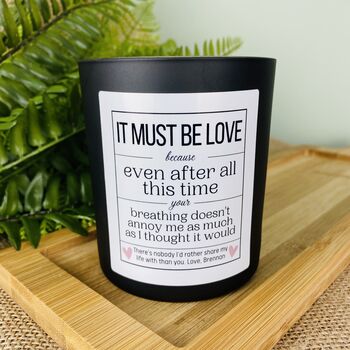 Personalised Funny Valentines Candle, 4 of 11