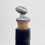Pewter Rugby Ball Bottle Stopper, thumbnail 5 of 5