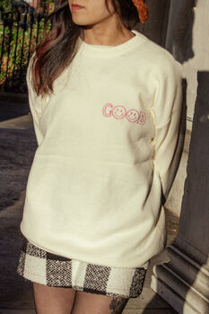 Good Vibes Tufted Jumper, 4 of 7