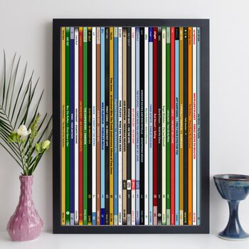 Personalised Year Of Music Print Birthday Gift, 8 of 12