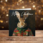 Hare Christmas Cards Pack Of Four Designs Including Envelopes, thumbnail 2 of 5