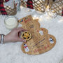 Personalised Snowman Christmas Eve Santa Treat Board, thumbnail 1 of 5