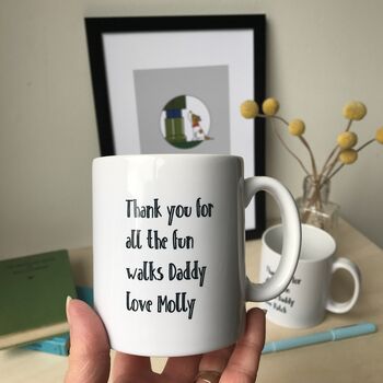 Personalised Dog Daddy Father's Day Mug, 5 of 6
