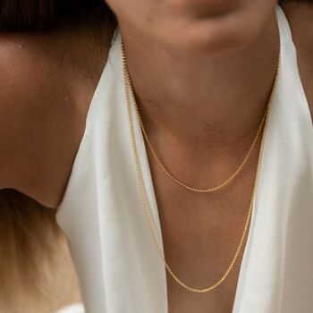 Gold Plated Standard Belcher Chain, 2 of 4