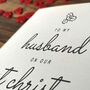 First Christmas Card For Husband, To A Special Husband 1st Christmas Card, Personalised Card For Husband, Handmade Card For Him, thumbnail 4 of 4