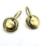Sterling Silver Or Gold Disc Earrings, thumbnail 1 of 4