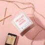 Smells Like You're Married Congratulations Wedding Candle Gift, thumbnail 1 of 6