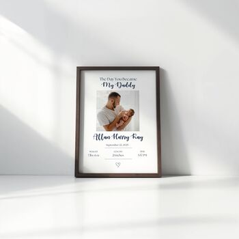 Personalised Daddy Photo Print Gift, 2 of 7