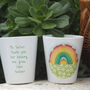 'Spring Rainbow' Teacher Plant Pot Gift, thumbnail 1 of 4