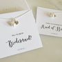 Personalised Bridesmaid Pearl Necklace Gift Box, thumbnail 1 of 5