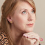 Ethnic Detailed Filigree Gold Plated Stud Earrings, thumbnail 3 of 7