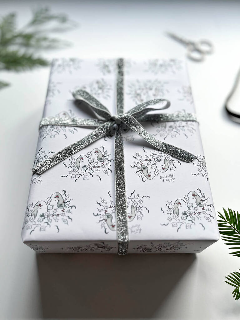 Elegant Holly 20 x 30 Christmas Gift Tissue Paper – Present Paper