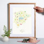 Personalised Rutland Map: Add Favourite Places, thumbnail 1 of 3