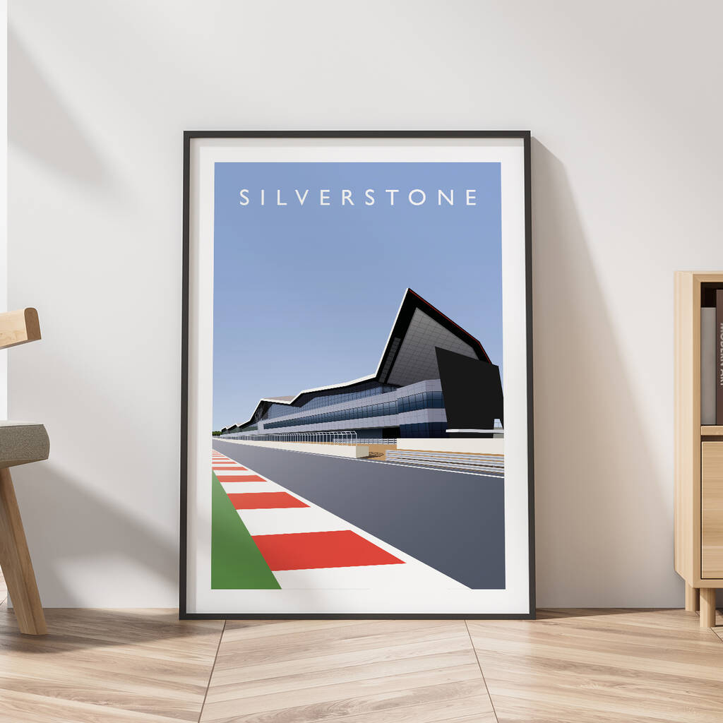 Silverstone Formula One Poster, 1 of 8