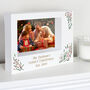 Personalised Christmas Foliage 5x7 Box Photo Frame, thumbnail 3 of 3