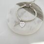 Engraved Memorial Silver Sweetie Slider, Wing, thumbnail 1 of 5