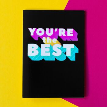 Rainbow Thank You Card | You're The Best, 3 of 5