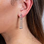 Petal Chandelier Earrings, thumbnail 2 of 4
