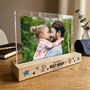 Personalised The World's Best Dad Wooden Base 6x4' Photo Frame, thumbnail 1 of 8
