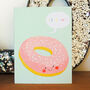 Mini Donut Greetings Card, thumbnail 4 of 4