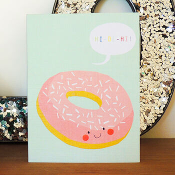 Mini Donut Greetings Card, 4 of 4