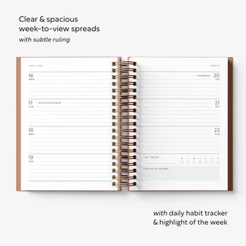 2026 A5 Week To View Personalised Diary, 3 of 10