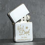 Personalised No.One Dad Silver Lighter, thumbnail 1 of 2