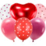 Heart Balloon Bundle X Six, thumbnail 2 of 2