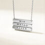 Multiple Name Bar Necklace, thumbnail 9 of 10
